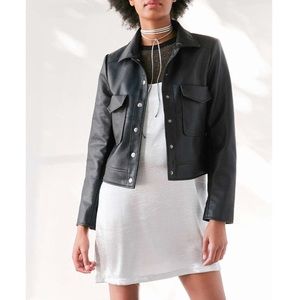 Kimchi blue vegan leather jacket! Never worn